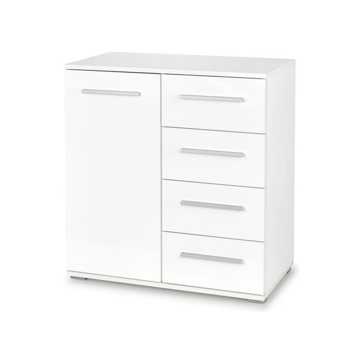 Comoda LIMA KM2, alb, PAL, 77x40x82 cm