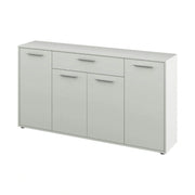 Comoda LUNIA, alb, 163x33x86 cm
