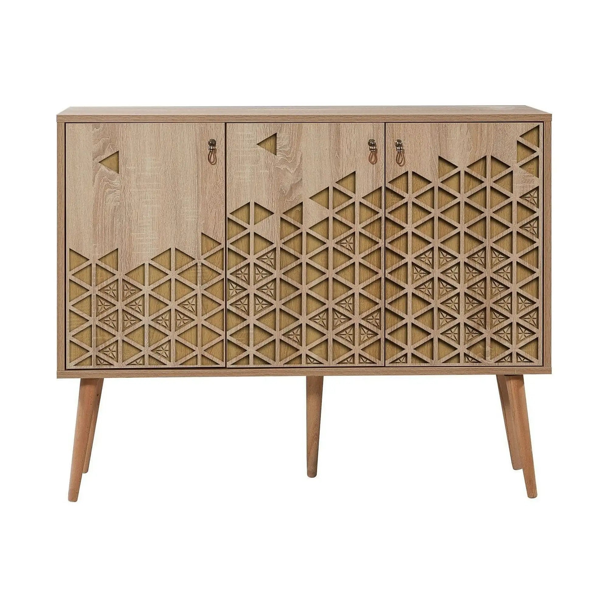 Comoda Mega-120, stejar sonoma, PAL melaminat, 120x36x90 cm