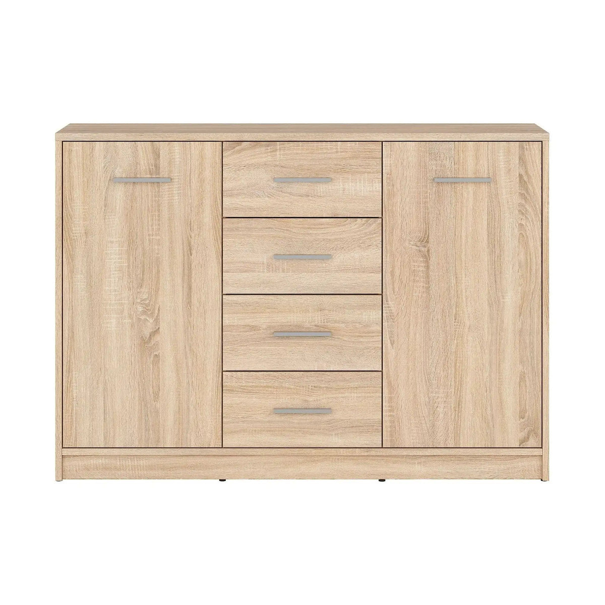 Comoda NEPO PLUS, stejar sonoma, PAL laminat, 119x34x84 cm