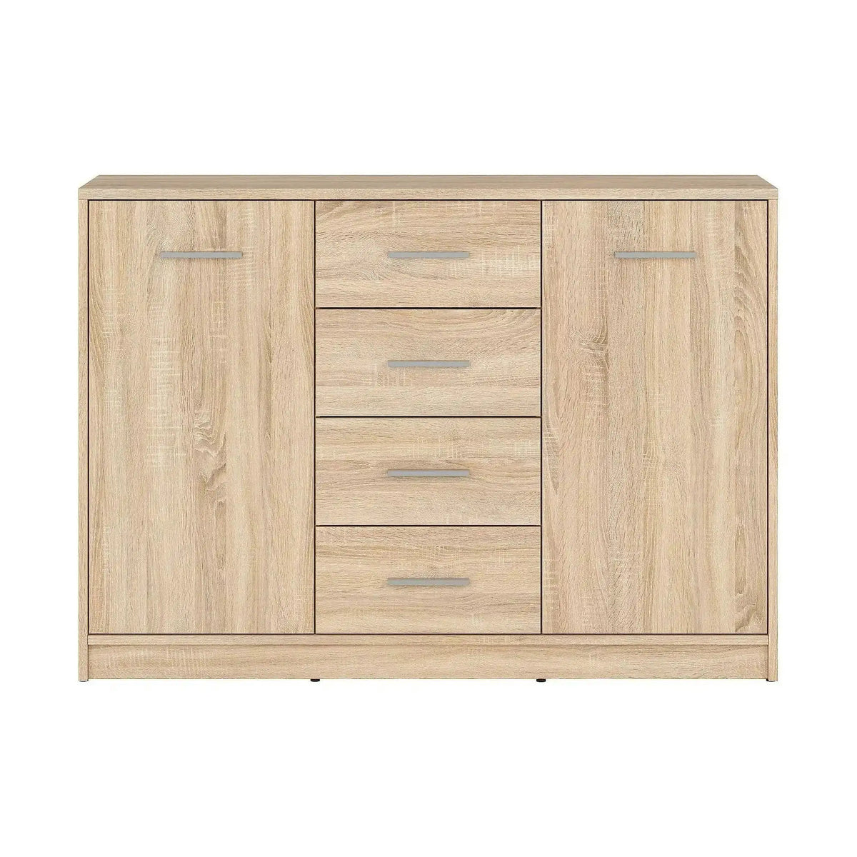 Comoda NEPO PLUS, stejar sonoma, PAL laminat, 119x34x84 cm