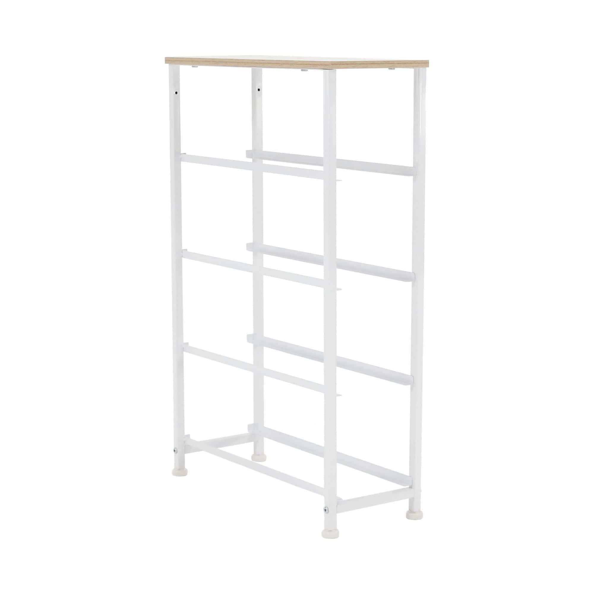 Comoda OFELIA TYP 2, alb/bej/gri, 48x20x76 cm