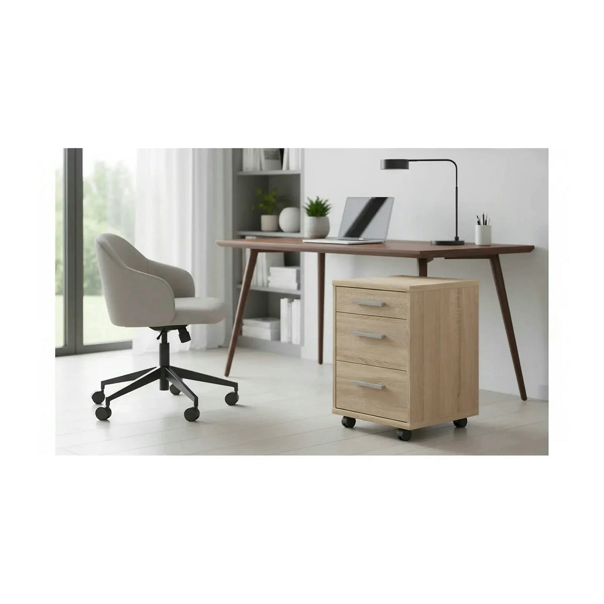 Comoda OFFICE, stejar sonoma, PAL laminat, 40x39x56 cm
