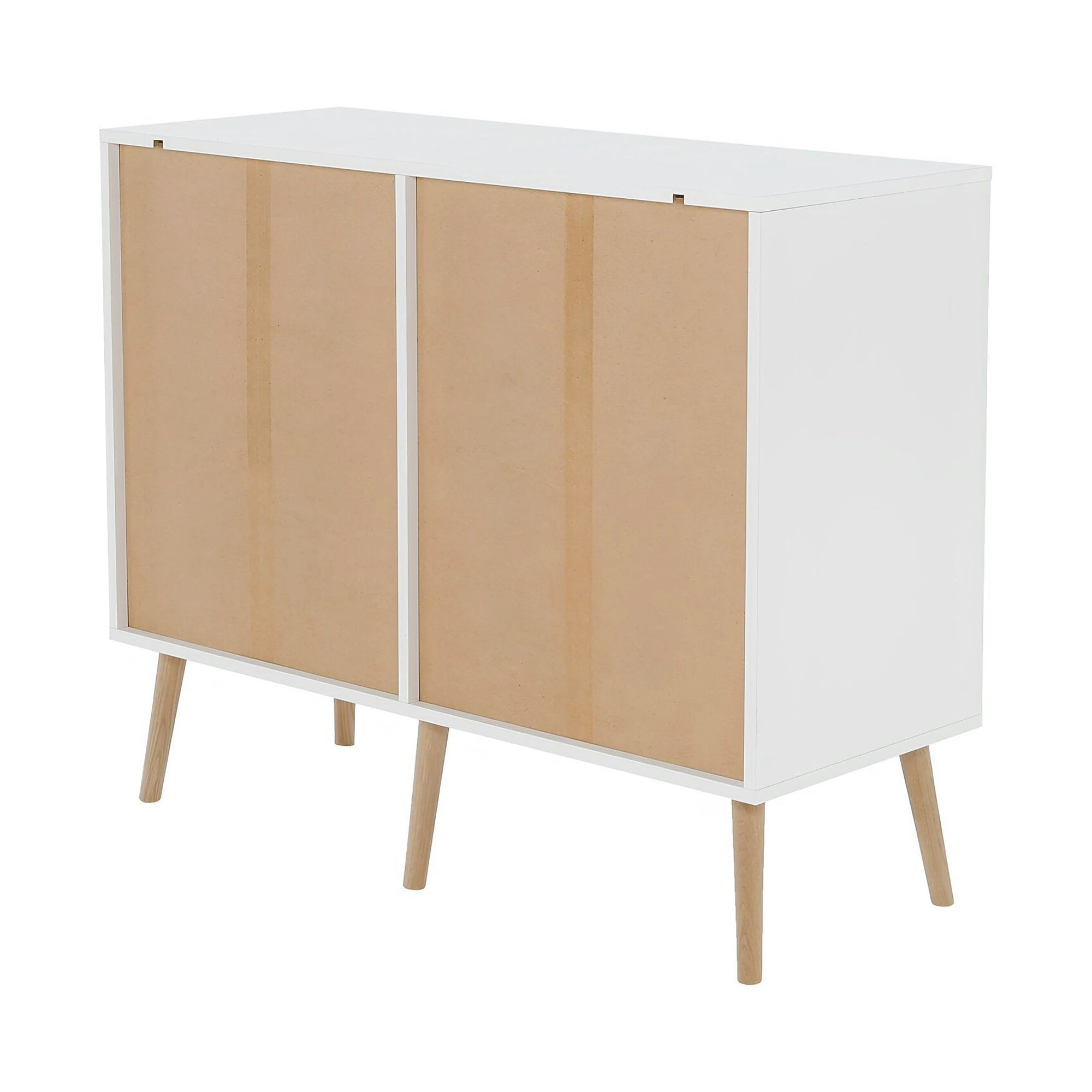Comoda OSLO 75387, alb, stejar sonoma, PAL melaminat, 98x39x81 cm