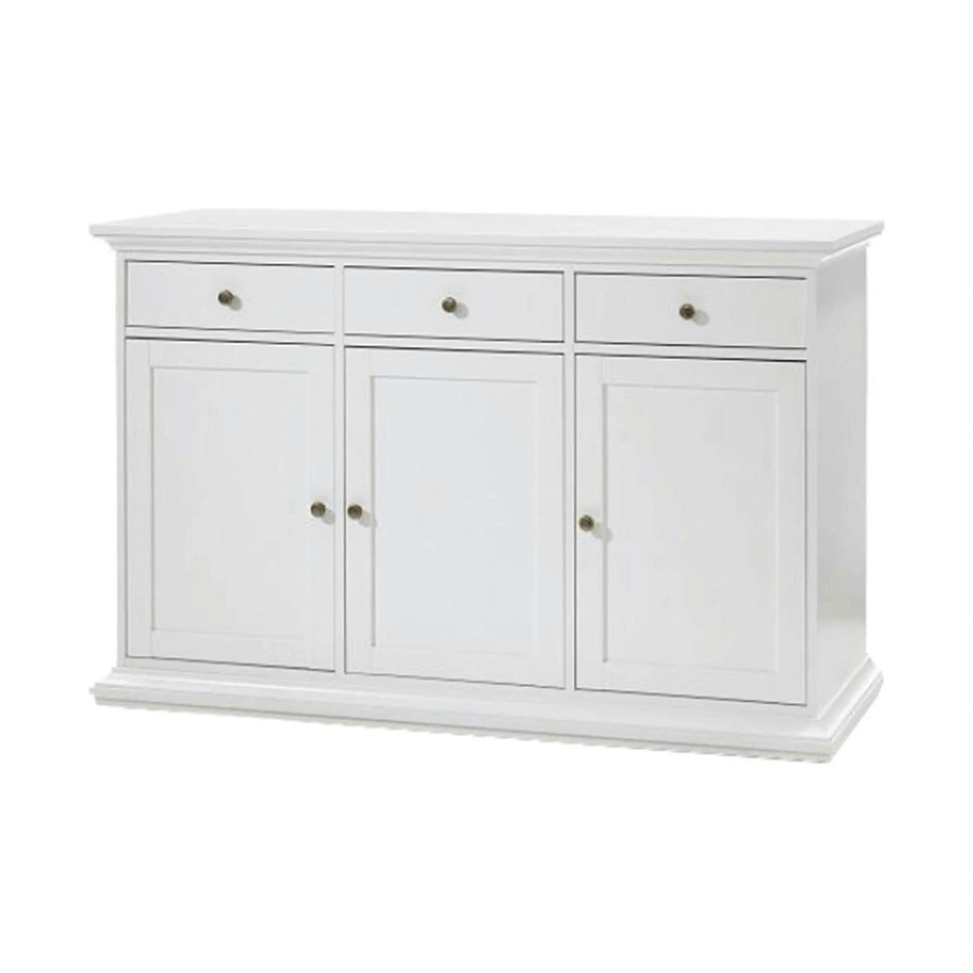 Comoda PARIS 77824, alb, PAL infoliat, 144x46x92 cm