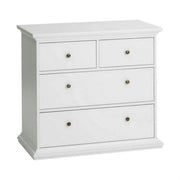 Comoda PARIS, alb, PAL infoliat, 96x49x87 cm