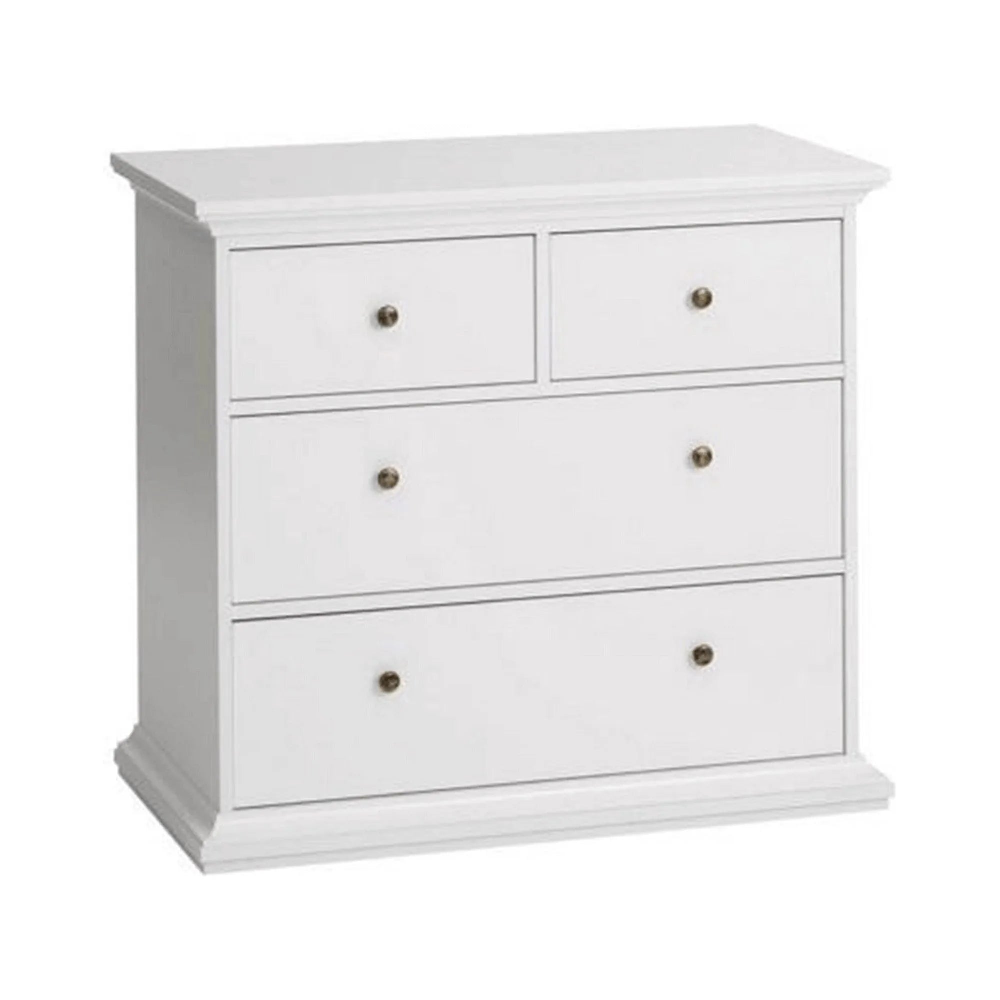 Comoda PARIS, alb, PAL infoliat, 96x49x87 cm
