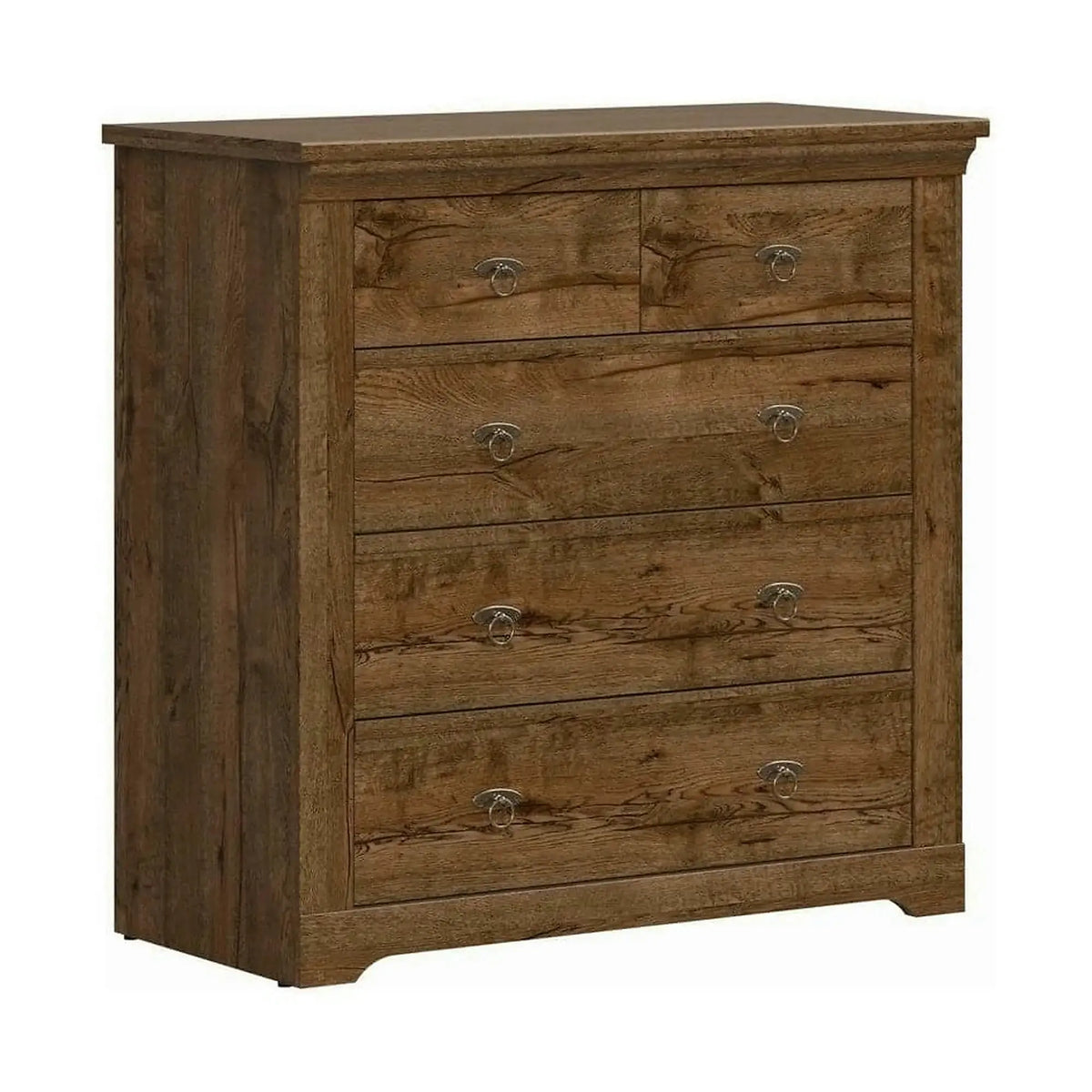 Comoda PATRAS KOM5S, stejar april, PAL, 93x45x93 cm