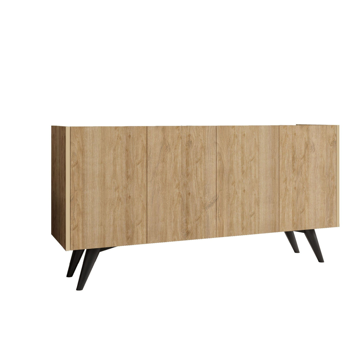 Comoda PEKIN, stejar, PAL melaminat, 150x40x76 cm