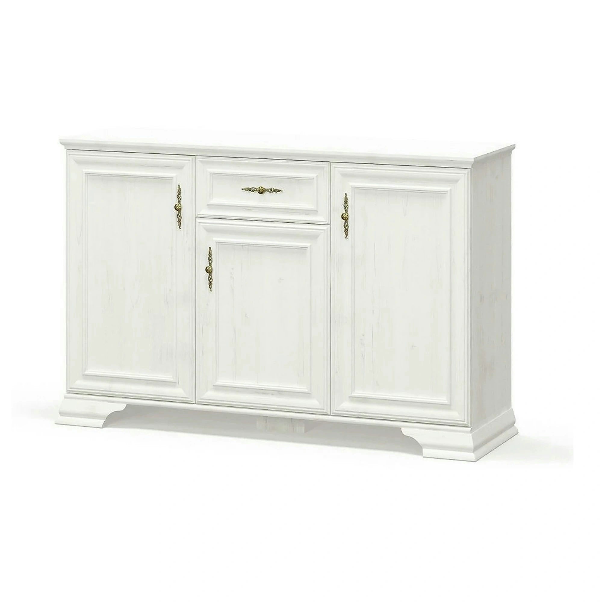 Comoda pin alb anderson IRYS, PAL laminat, 138x39x89 cm