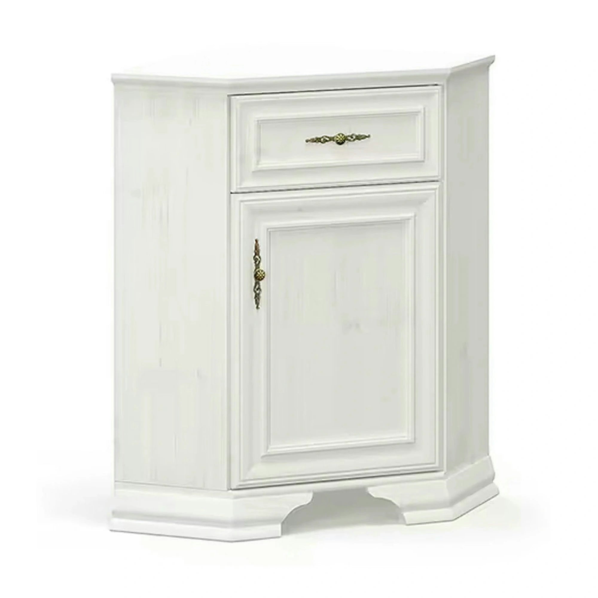 Comoda pin alb anderson IRYS, PAL laminat, 59x59x89 cm