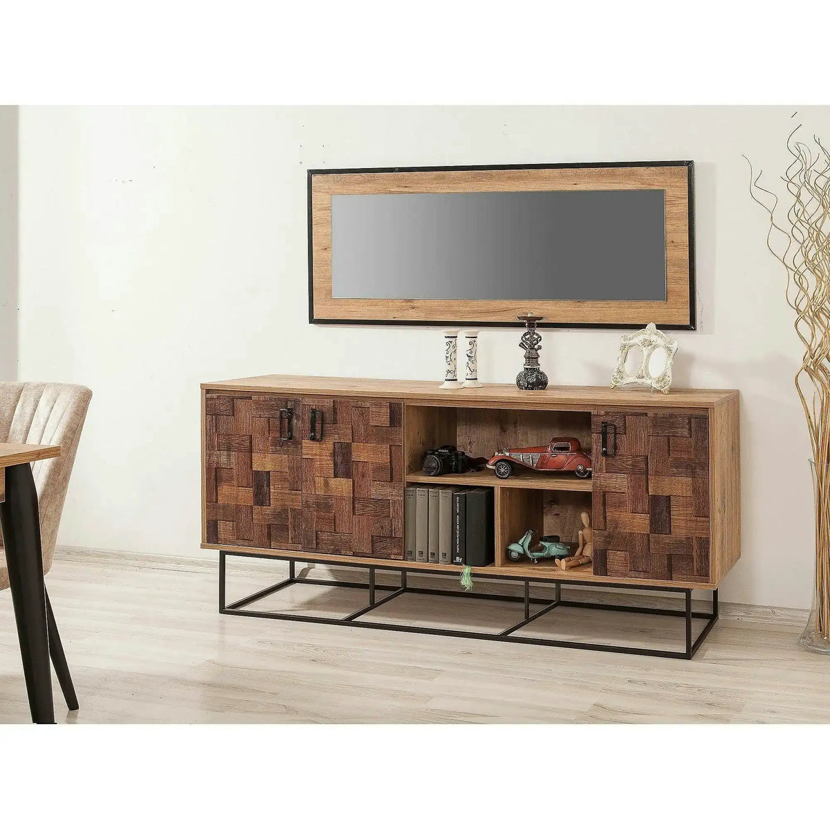 Comoda Quantum Medula-750, PAL melaminat, 180x40x80 cm