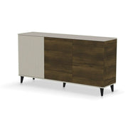 Comoda RANDOM 2 KM-1, casmir/nuc, PAL furniruit, 160x40x82 cm
