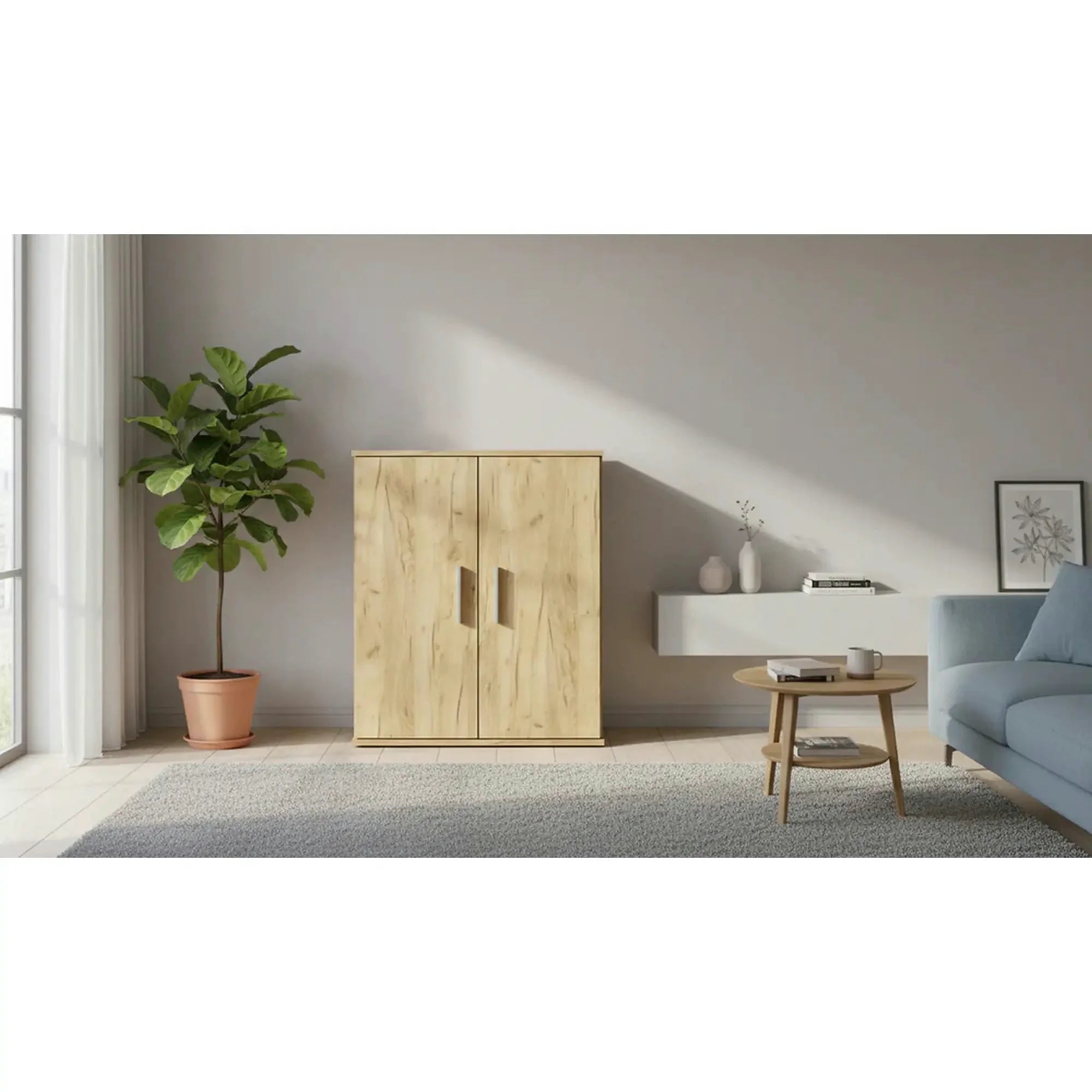 Comoda RESITA TYP 1, stejar artisan, DTD laminat, 71x35x80 cm