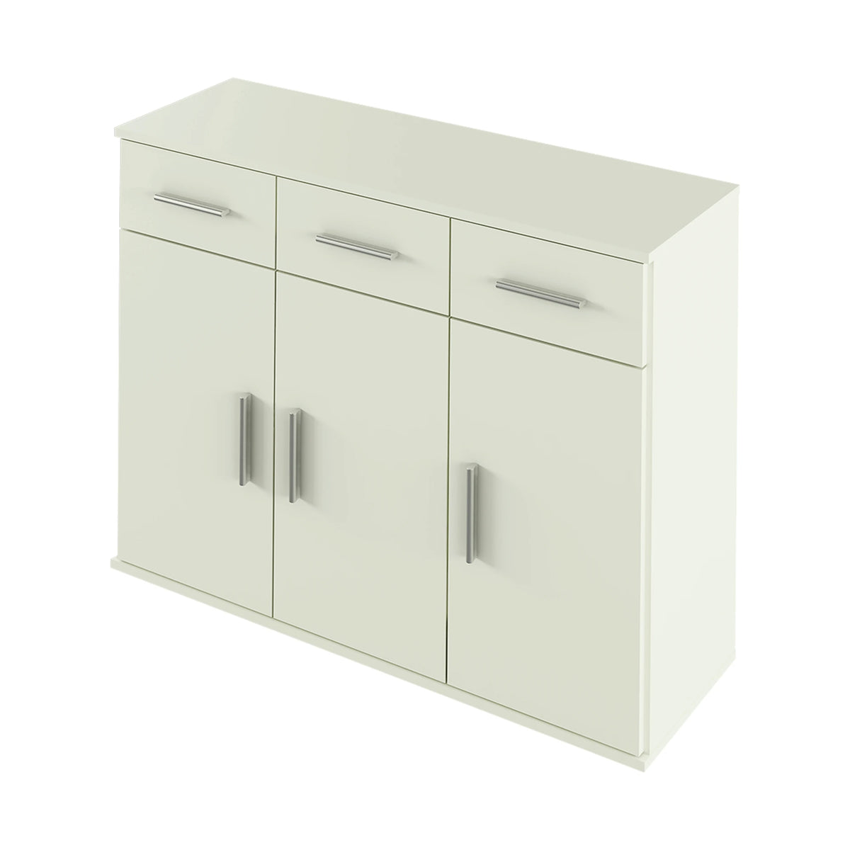 Comoda RESITA TYP 3, alb, DTD laminat, 105x35x80 cm