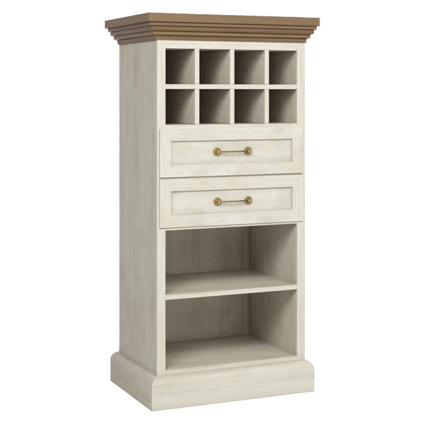 Comoda ROYAL R2S, pin nordic/stejar salbatic, PAL melaminat, 57x45x120 cm