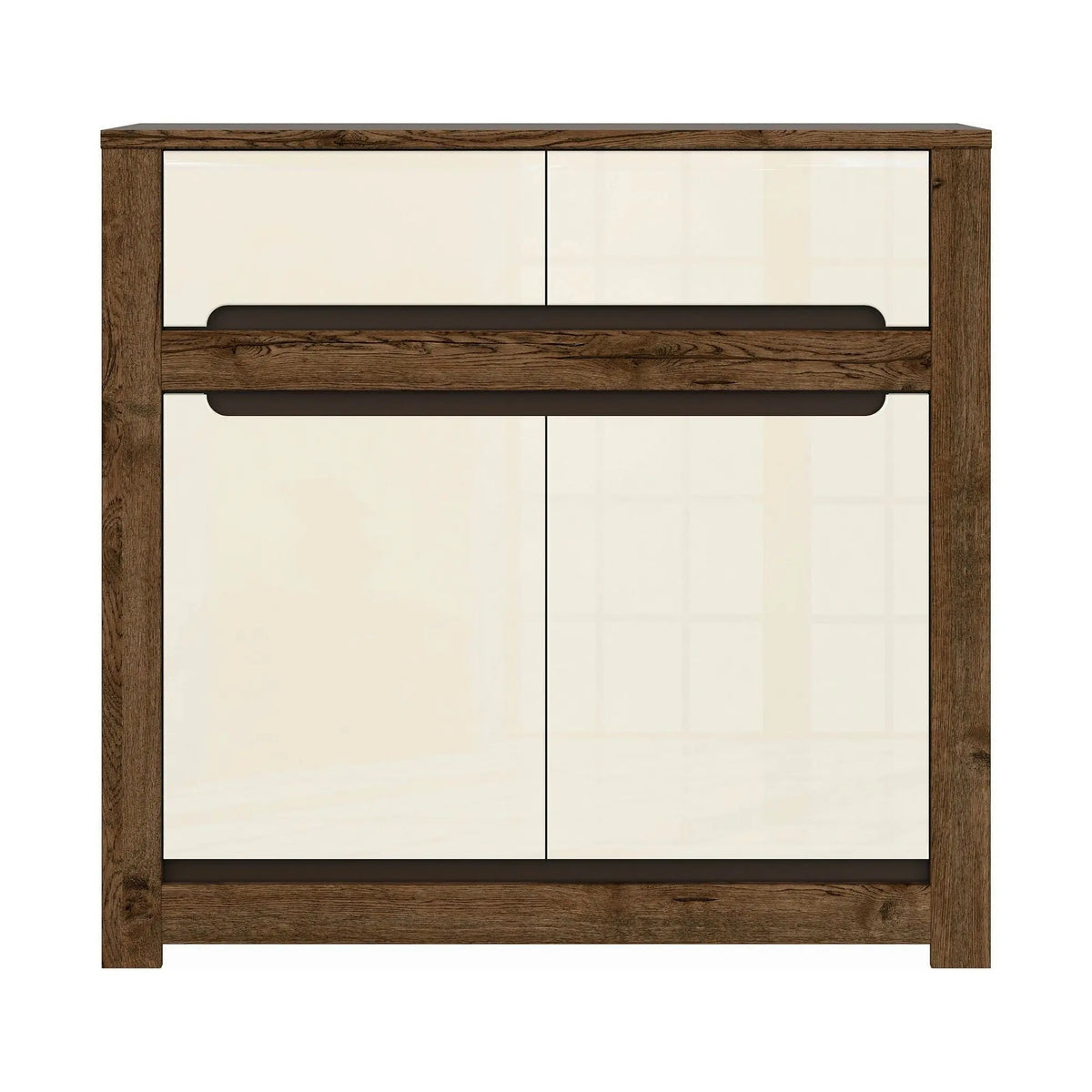 Comoda RUSO KOM2D2S, nuc/bej, PAL, 104x46x99 cm
