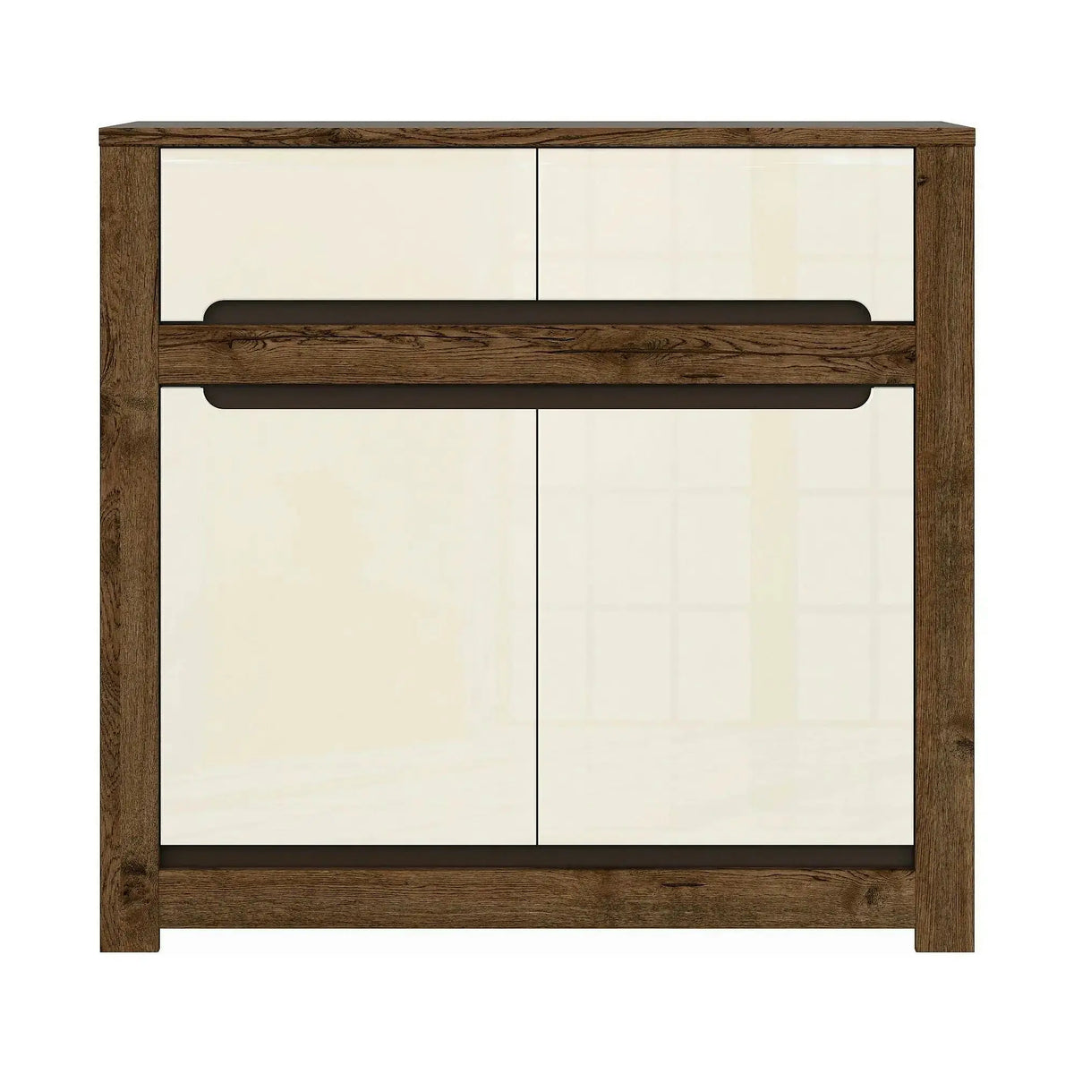 Comoda RUSO KOM2D2S, nuc/bej, PAL, 104x46x99 cm