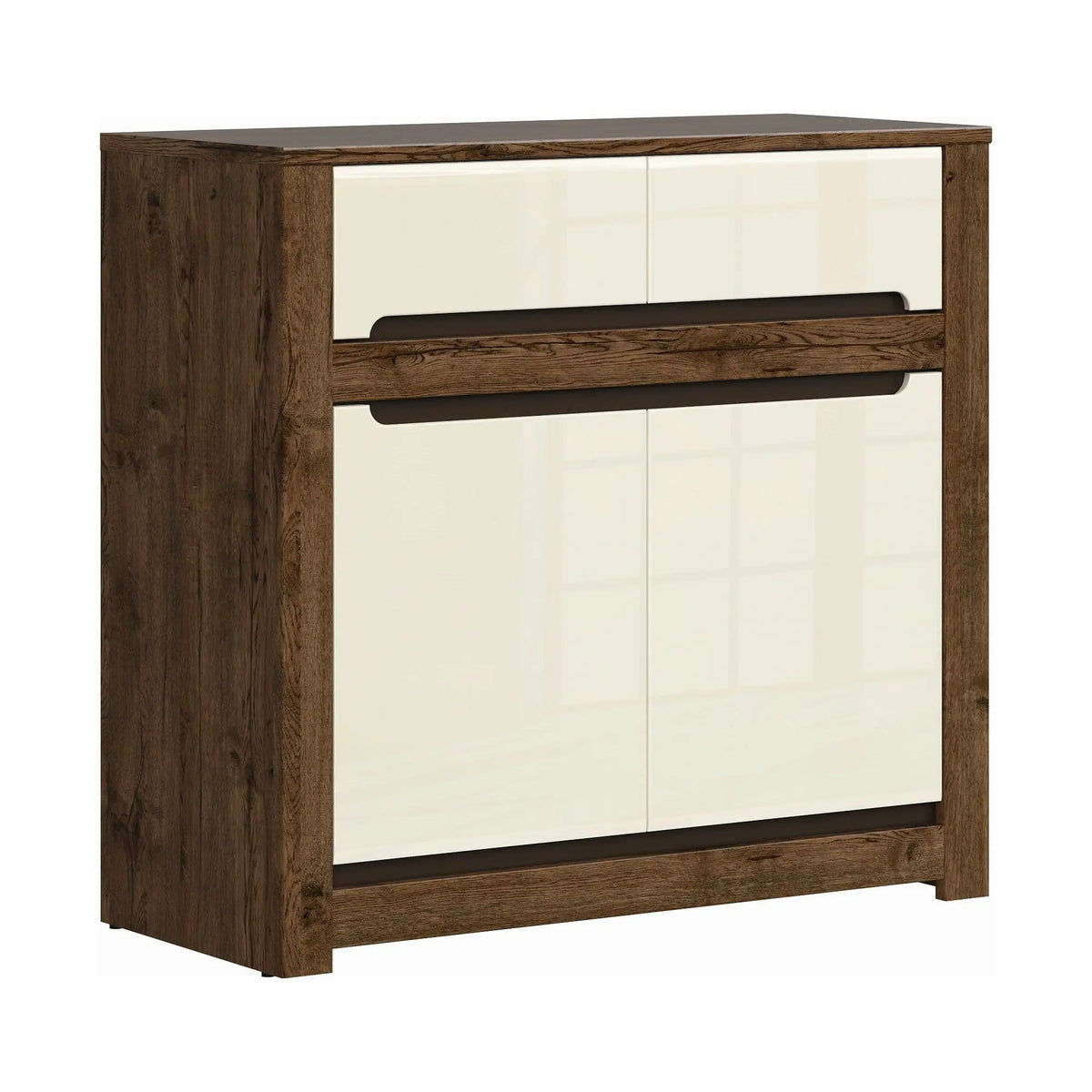 Comoda RUSO KOM2D2S, nuc/bej, PAL, 104x46x99 cm