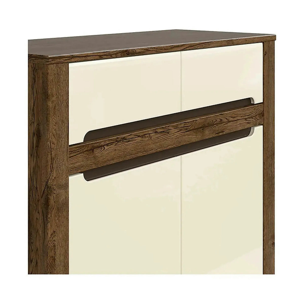Comoda RUSO KOM2D2S, nuc/bej, PAL, 104x46x99 cm