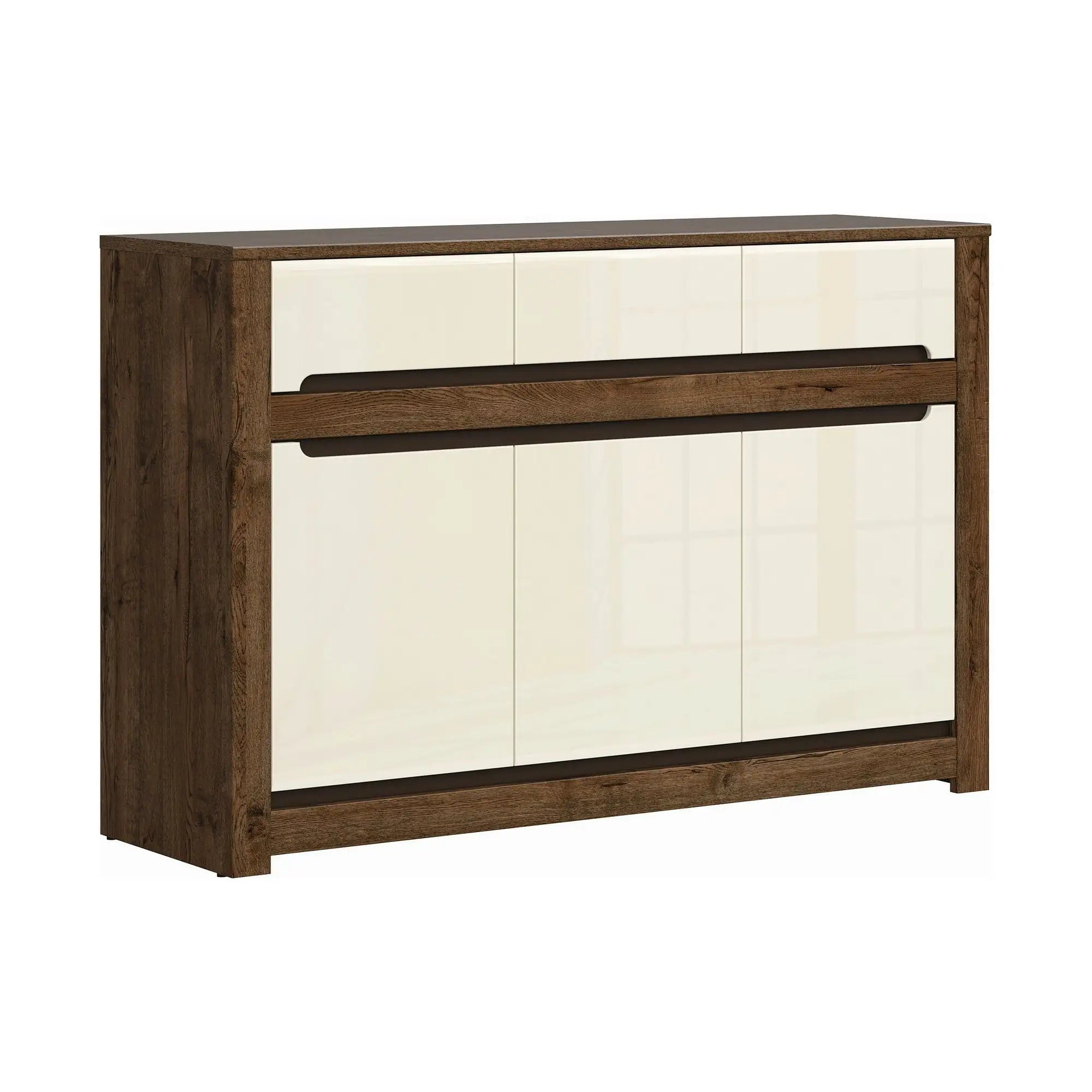 Comoda RUSO KOM3D3S, nuc/bej, PAL, 149x46x99 cm