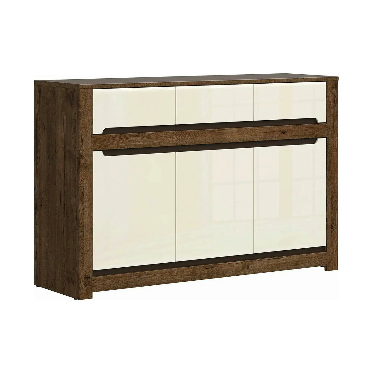 Comoda RUSO KOM3D3S, nuc/bej, PAL, 149x46x99 cm