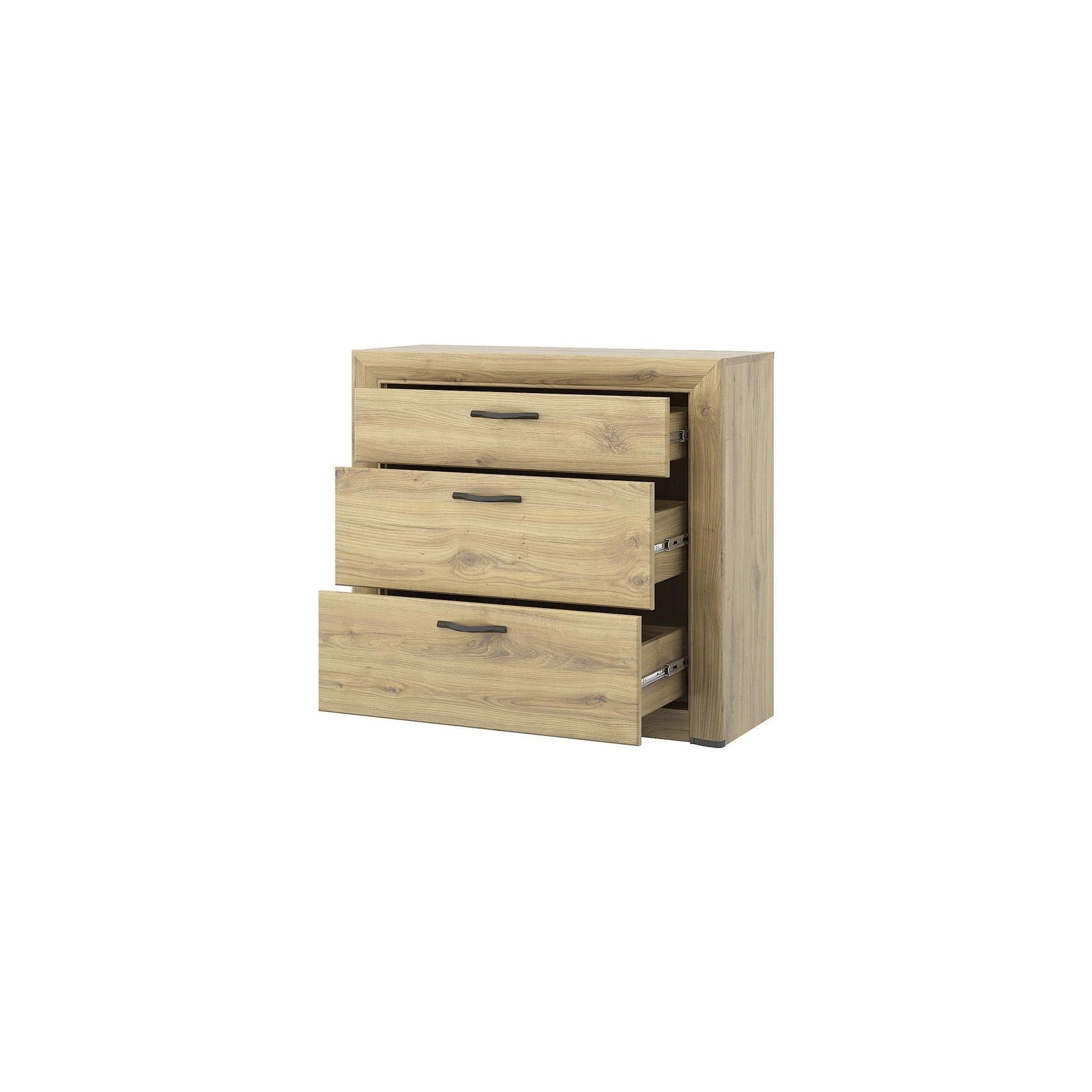 Comoda SAPORI, stejar navarra, PAL, 96x36x87 cm