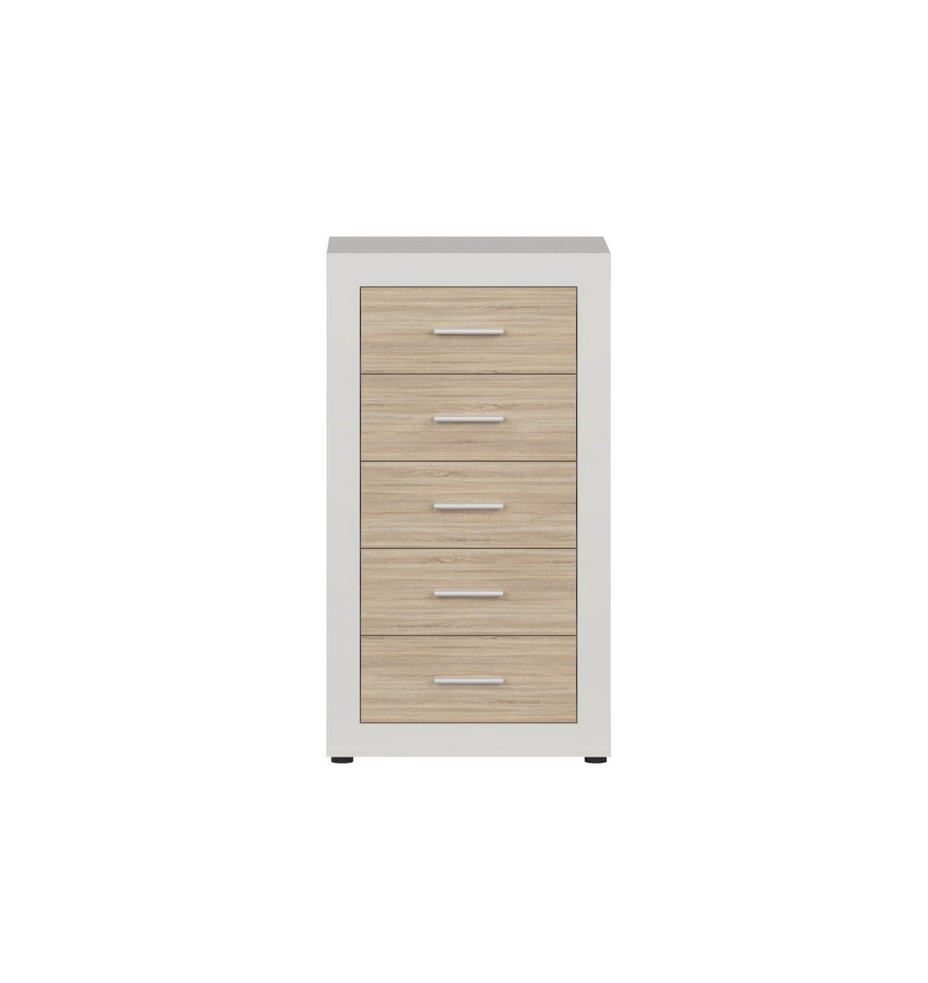Comoda SARA, stejar sonoma/casmir, PAL, 60x40x107 cm
