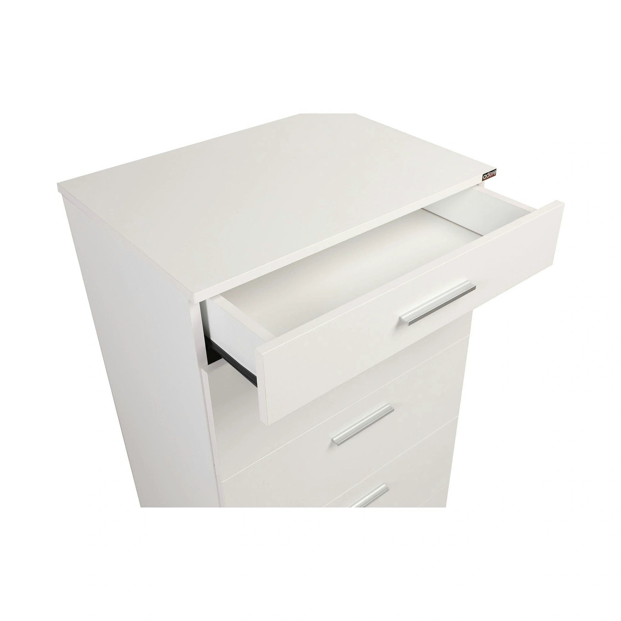 Comoda SFN-550-BB-1, alb, PAL melaminat, 60x44x108 cm