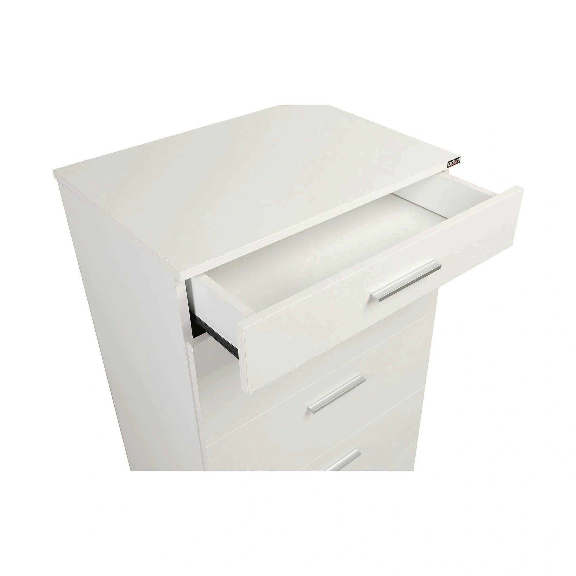 Comoda SFN-550-BB-1, alb, PAL melaminat, 60x44x108 cm