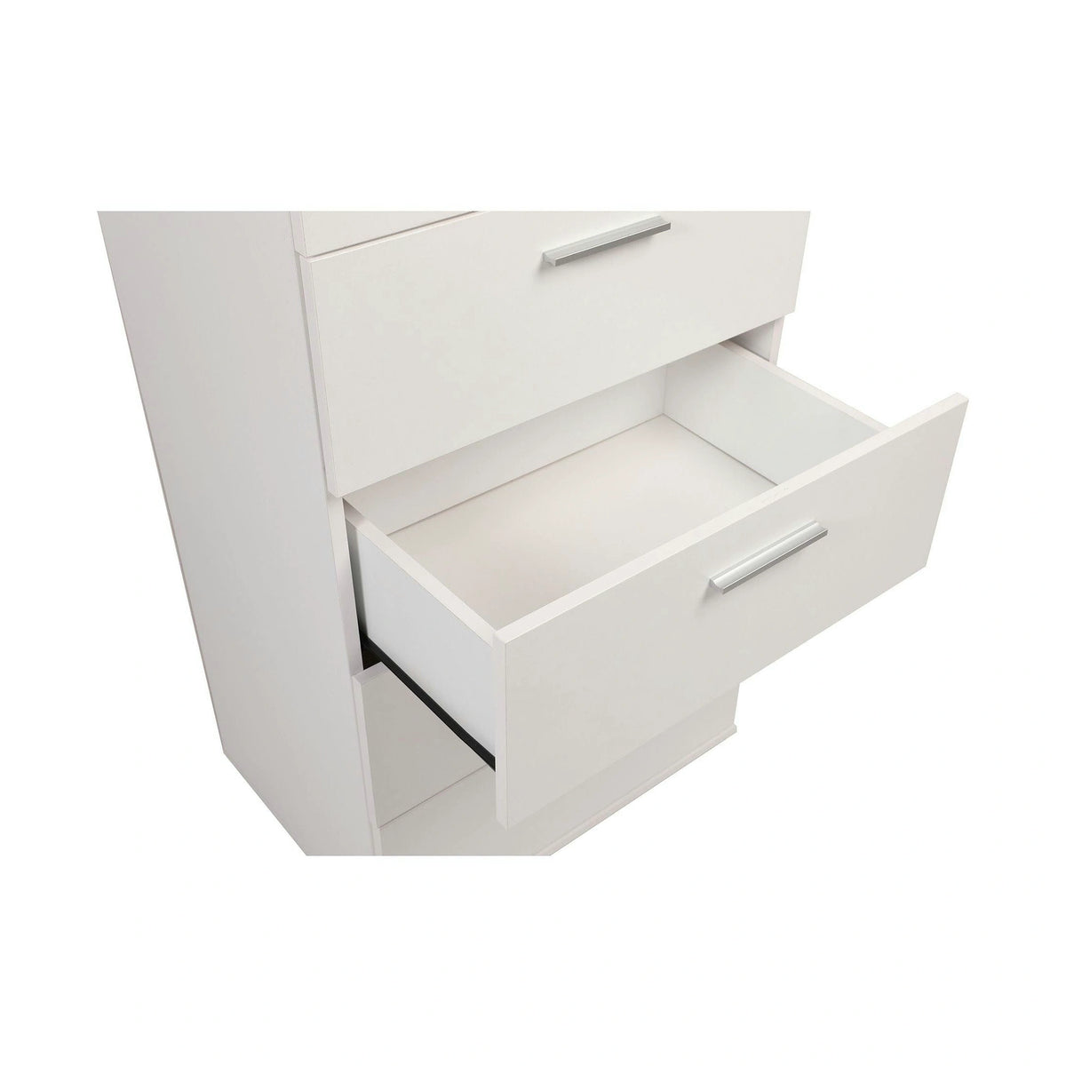 Comoda SFN-550-BB-1, alb, PAL melaminat, 60x44x108 cm