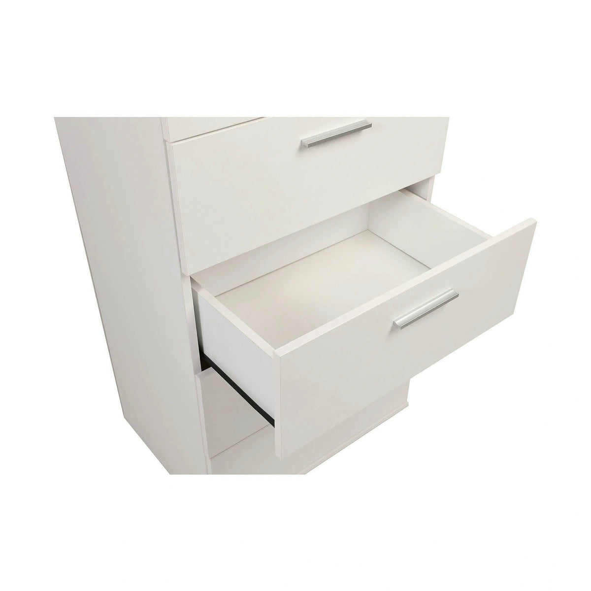 Comoda SFN-550-BB-1, alb, PAL melaminat, 60x44x108 cm