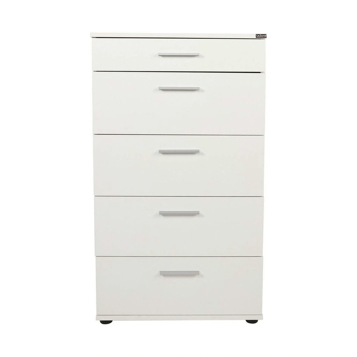 Comoda SFN-550-BB-1, alb, PAL melaminat, 60x44x108 cm