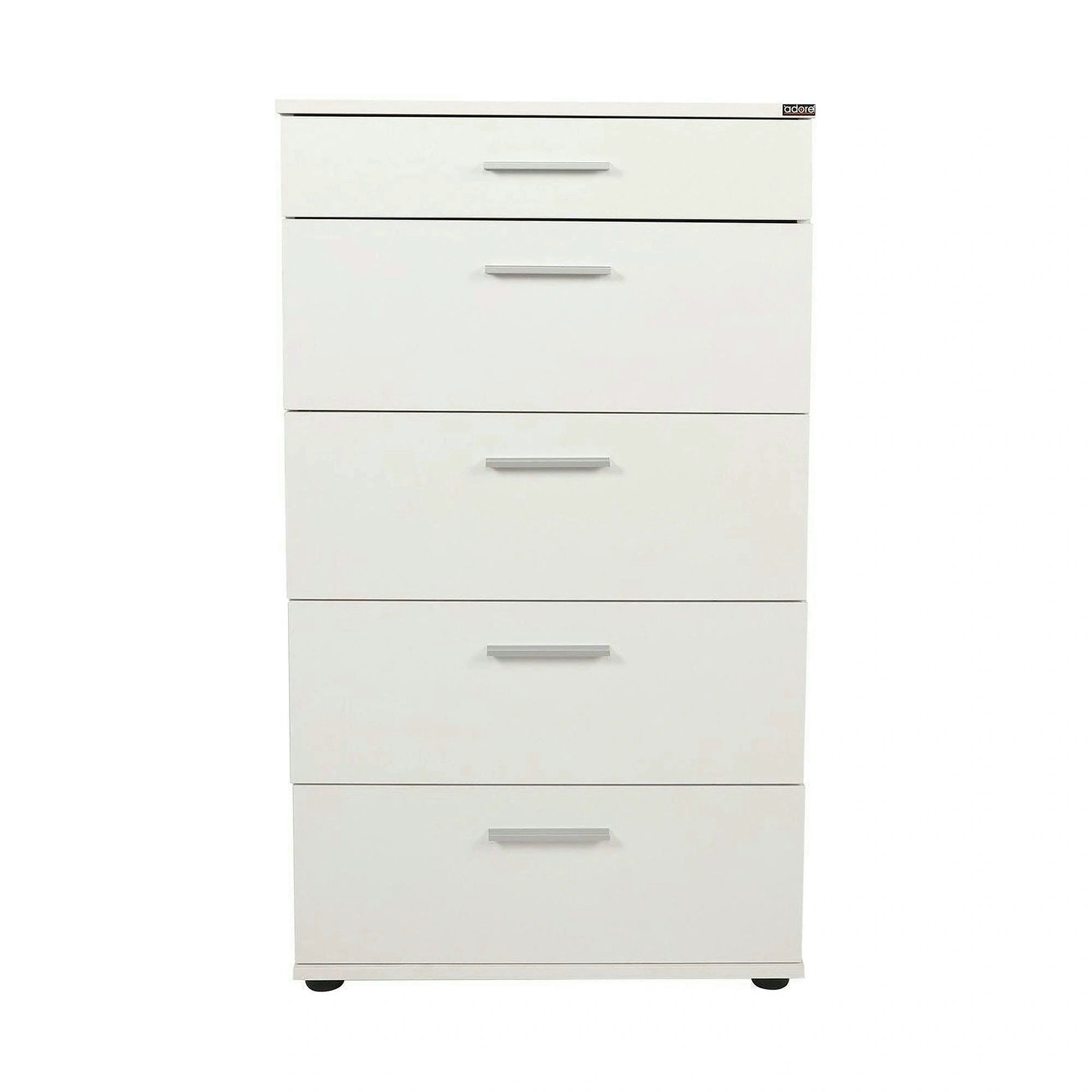 Comoda SFN-550-BB-1, alb, PAL melaminat, 60x44x108 cm