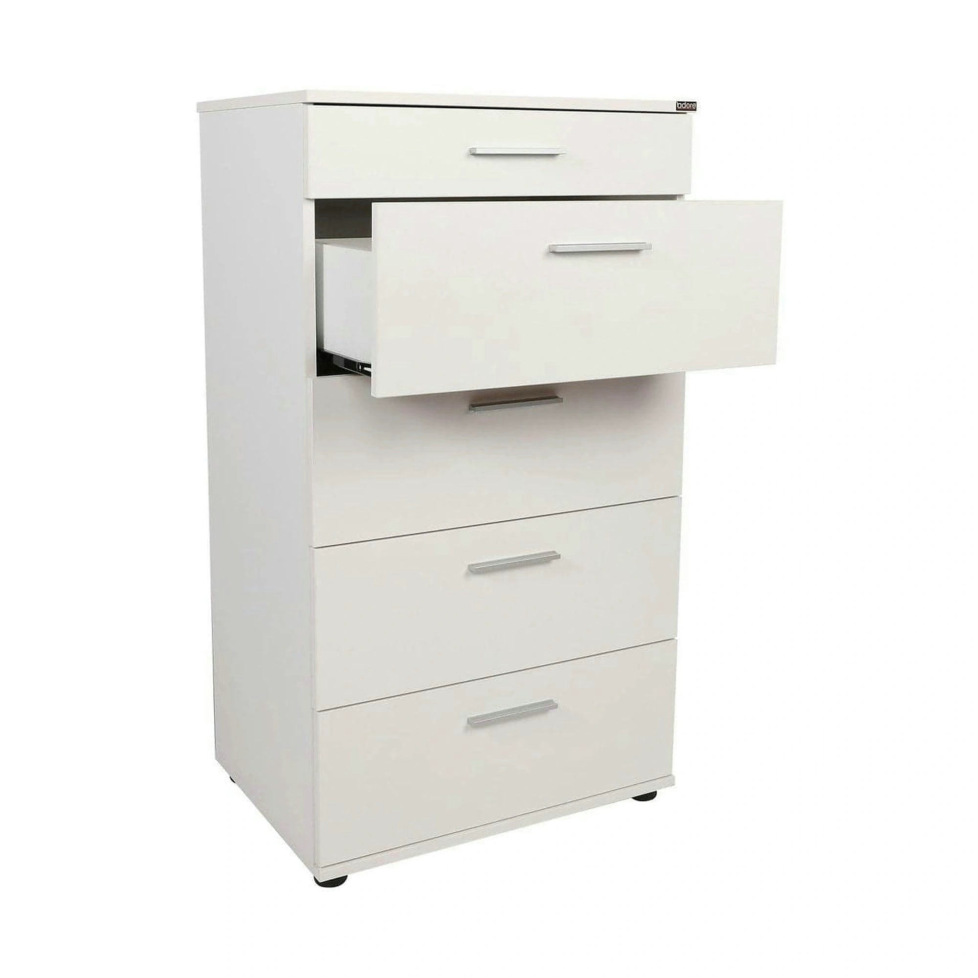 Comoda SFN-550-BB-1, alb, PAL melaminat, 60x44x108 cm