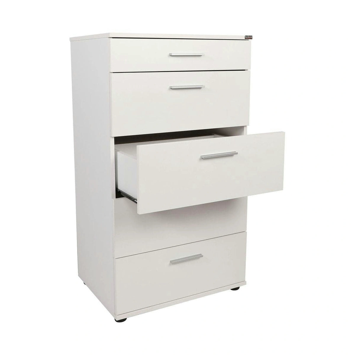 Comoda SFN-550-BB-1, alb, PAL melaminat, 60x44x108 cm