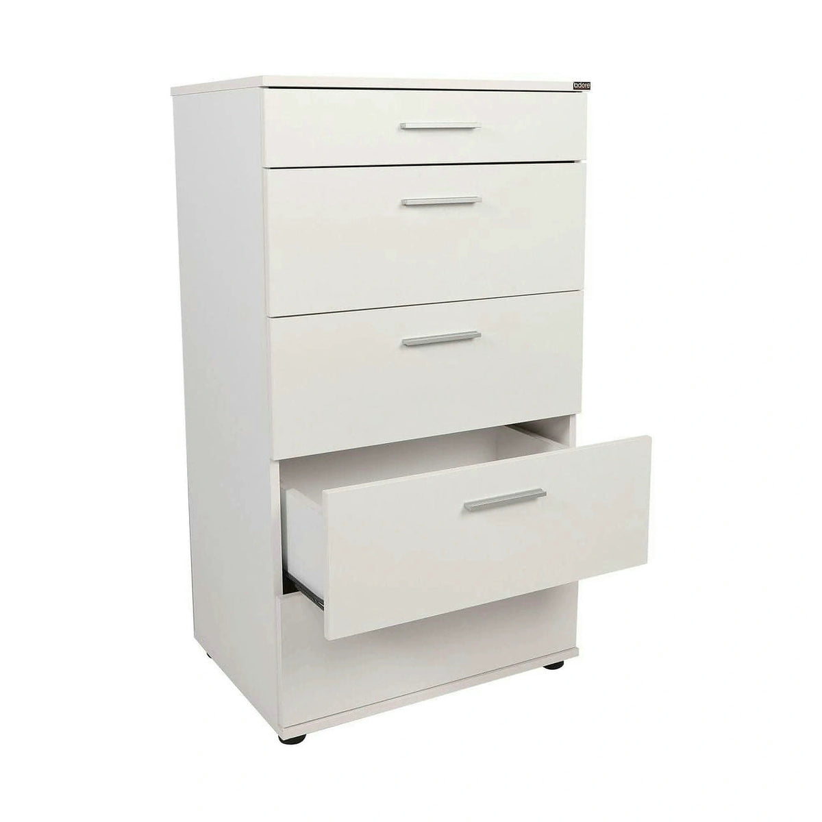 Comoda SFN-550-BB-1, alb, PAL melaminat, 60x44x108 cm