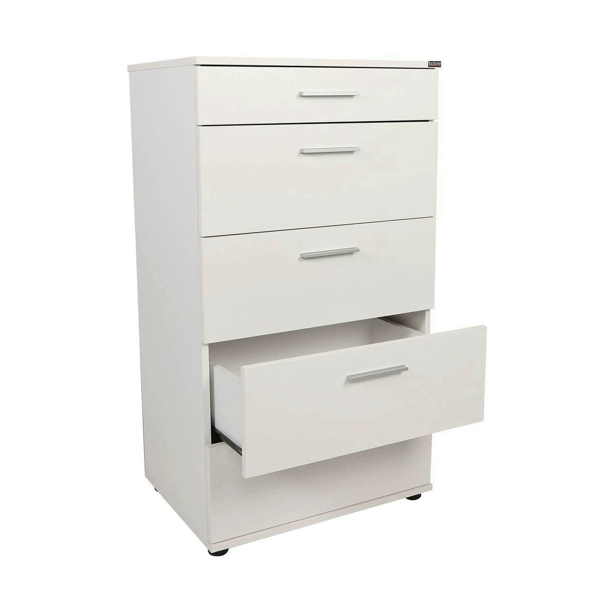 Comoda SFN-550-BB-1, alb, PAL melaminat, 60x44x108 cm