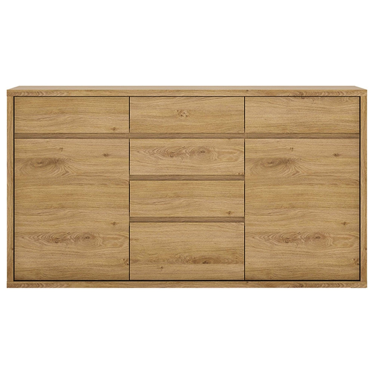 Comoda SHELDON TIP 41, stejar, PAL laminat, 156x40x87 cm