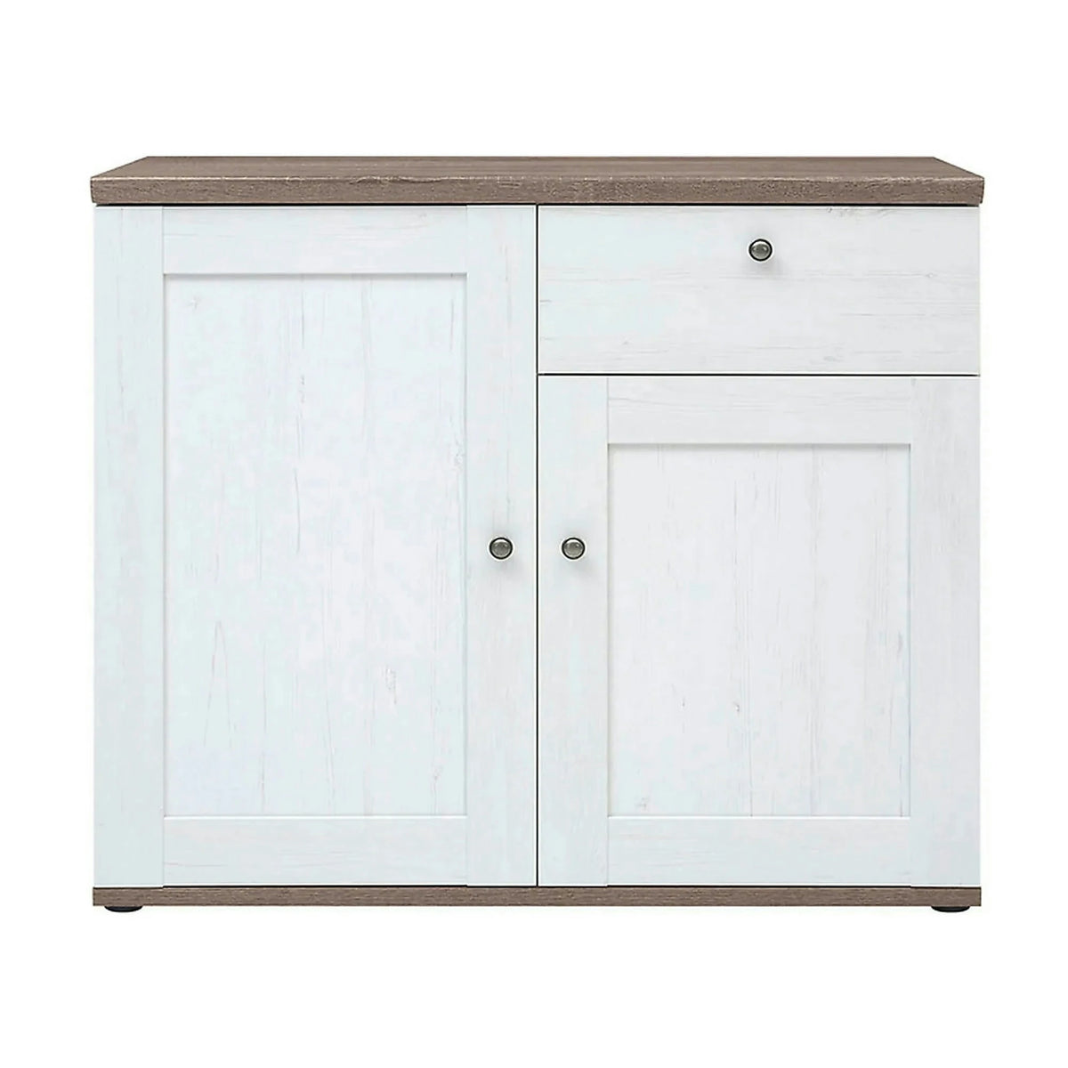 Comoda STOCKHOLM, alb andersen/stejar sonoma, PAL, 103x43x88 cm