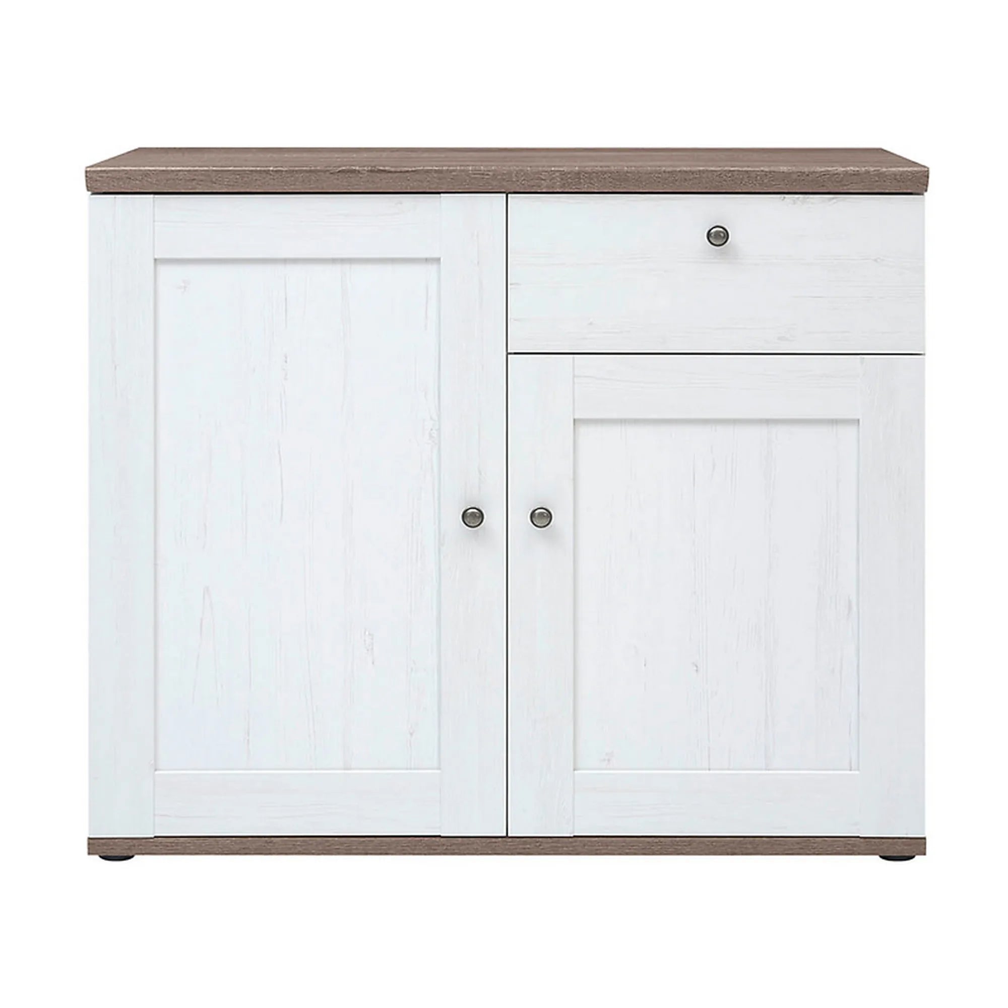 Comoda STOCKHOLM, alb andersen/stejar sonoma, PAL, 103x43x88 cm