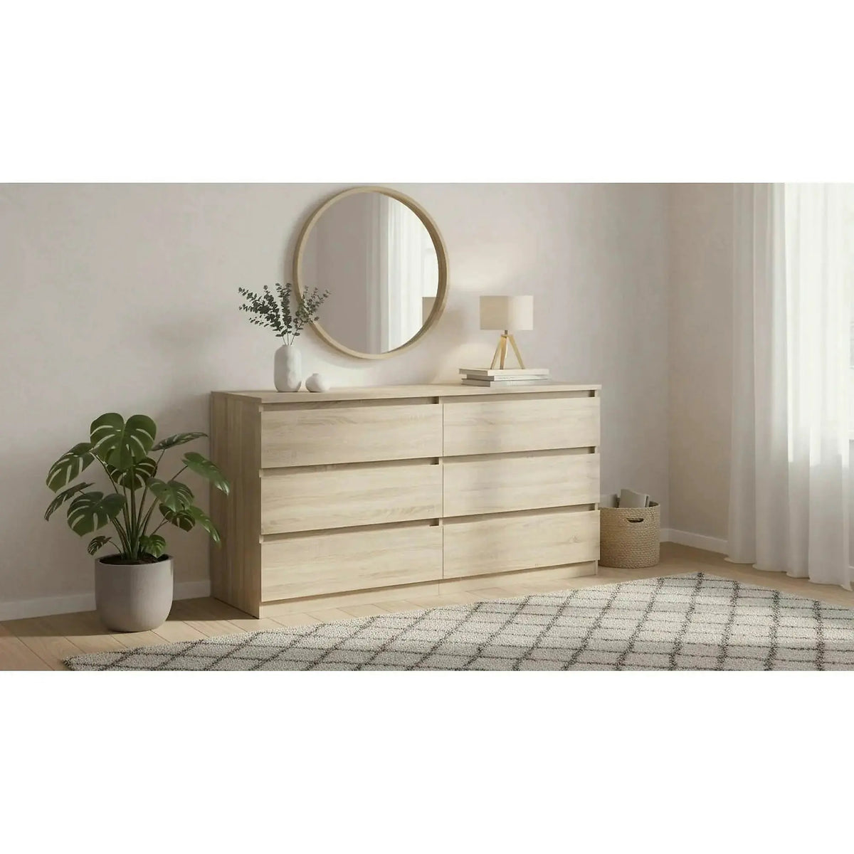 Comoda TETRIX, stejar sonoma, PAL, 150x45x76 cm