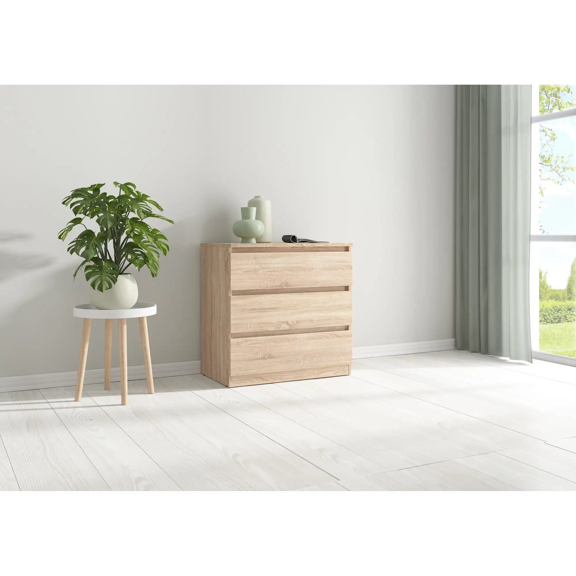 Comoda TETRIX, stejar sonoma, PAL, 75x45x76 cm