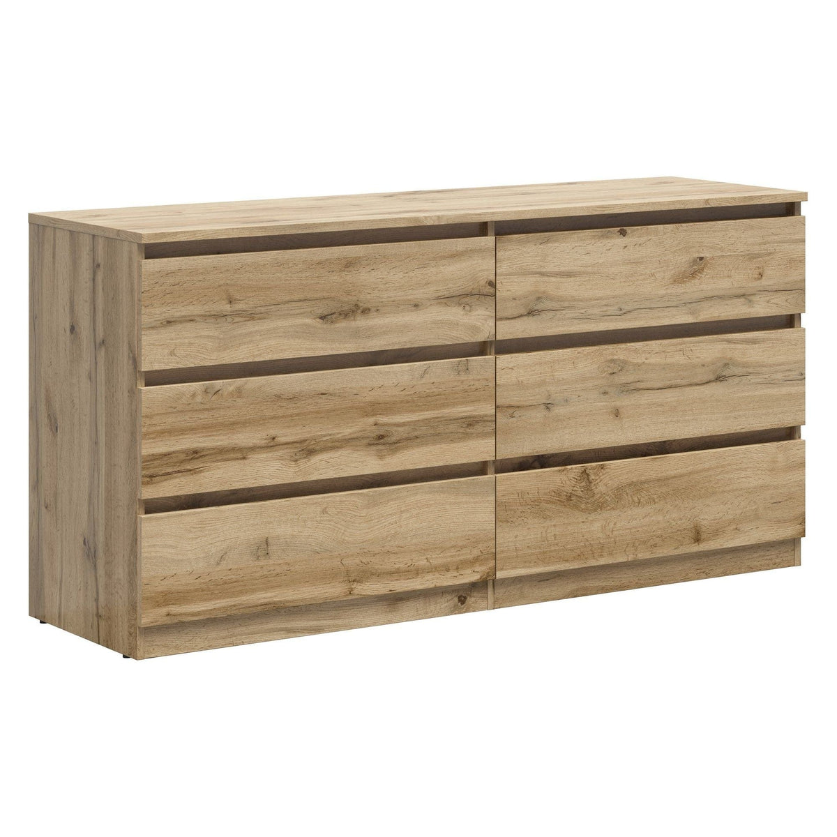 Comoda TETRIX, stejar wotan, PAL, 150x45x75.5 cm