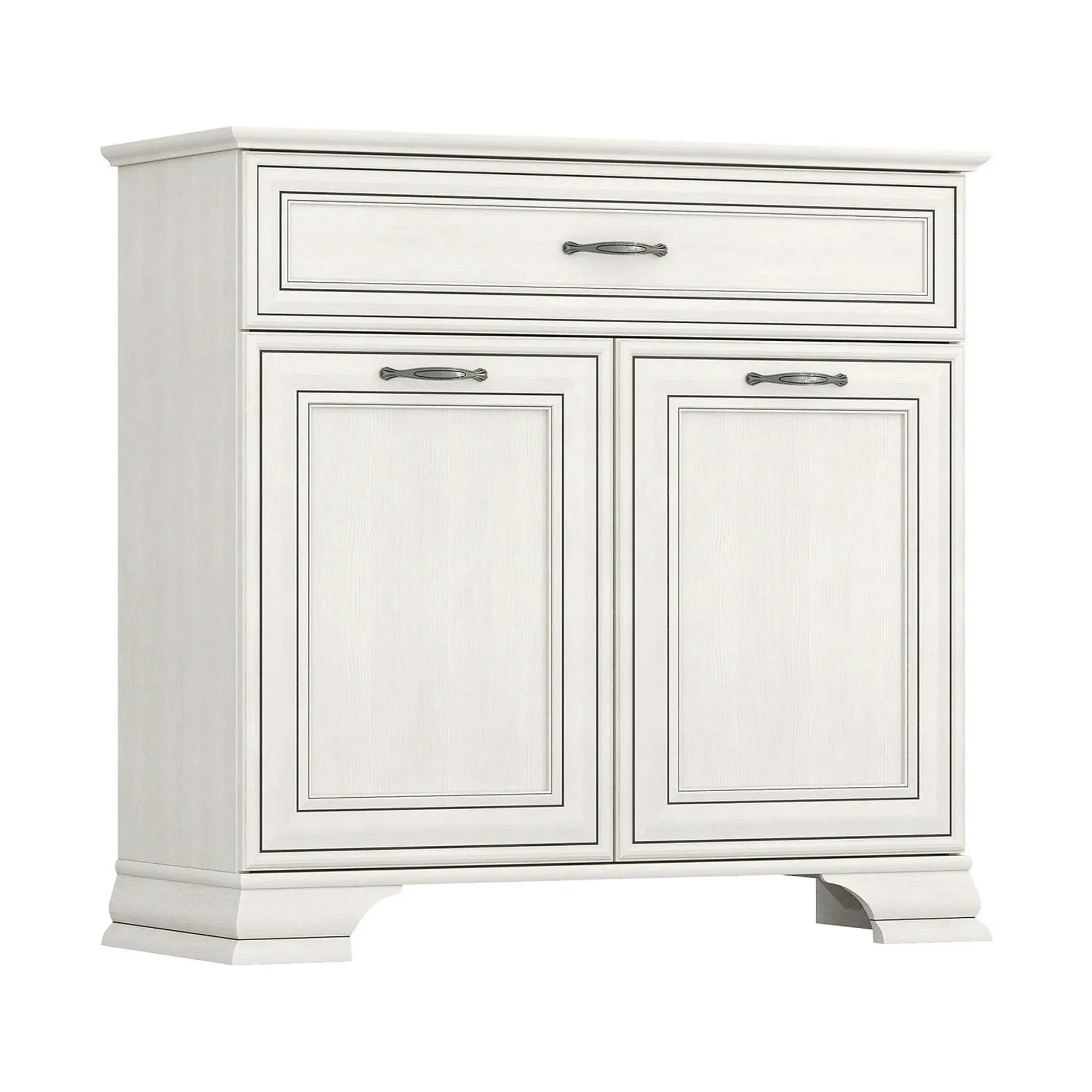 Comoda TIFFANY II, grej, PAL laminat, 94x37x90 cm