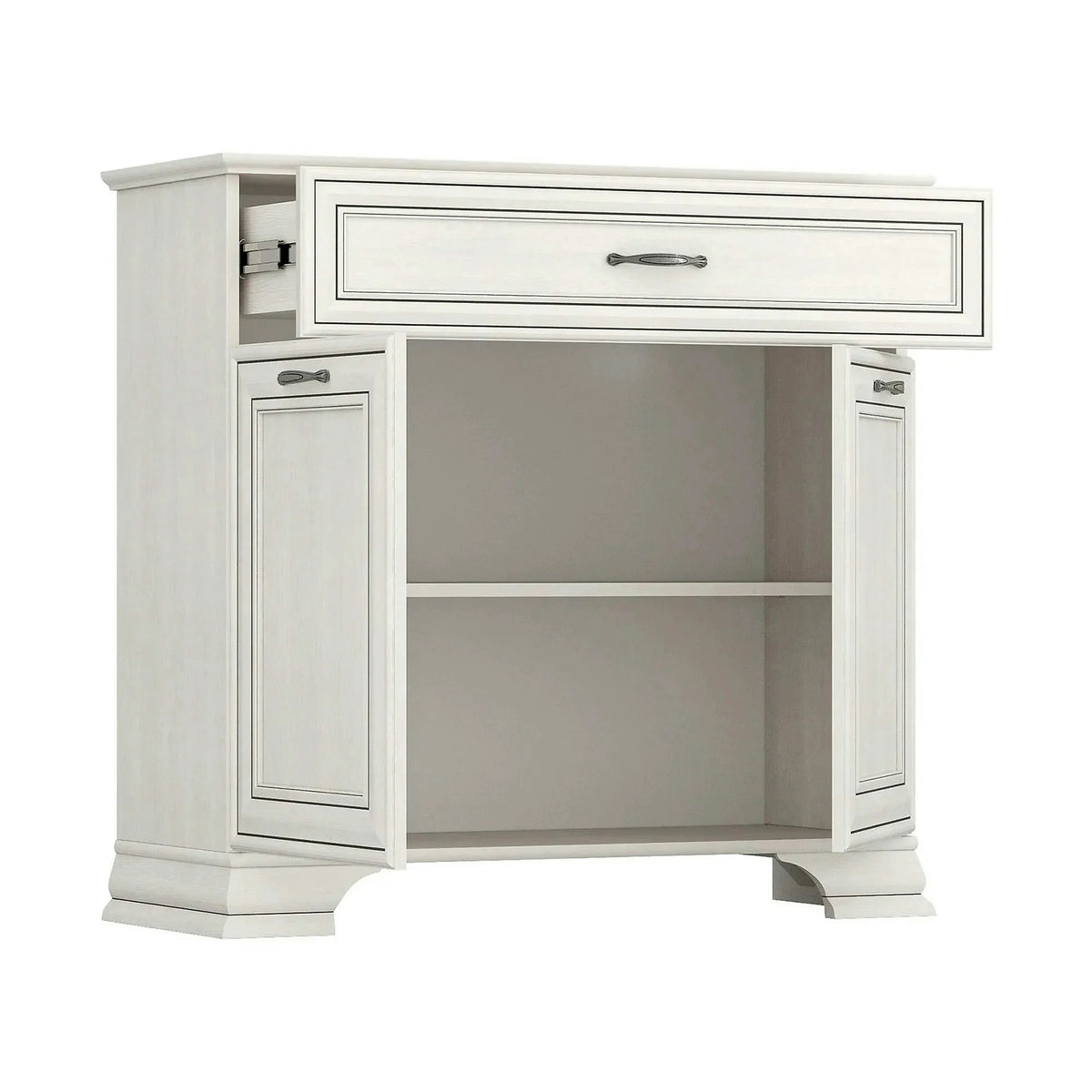 Comoda TIFFANY II, grej, PAL laminat, 94x37x90 cm