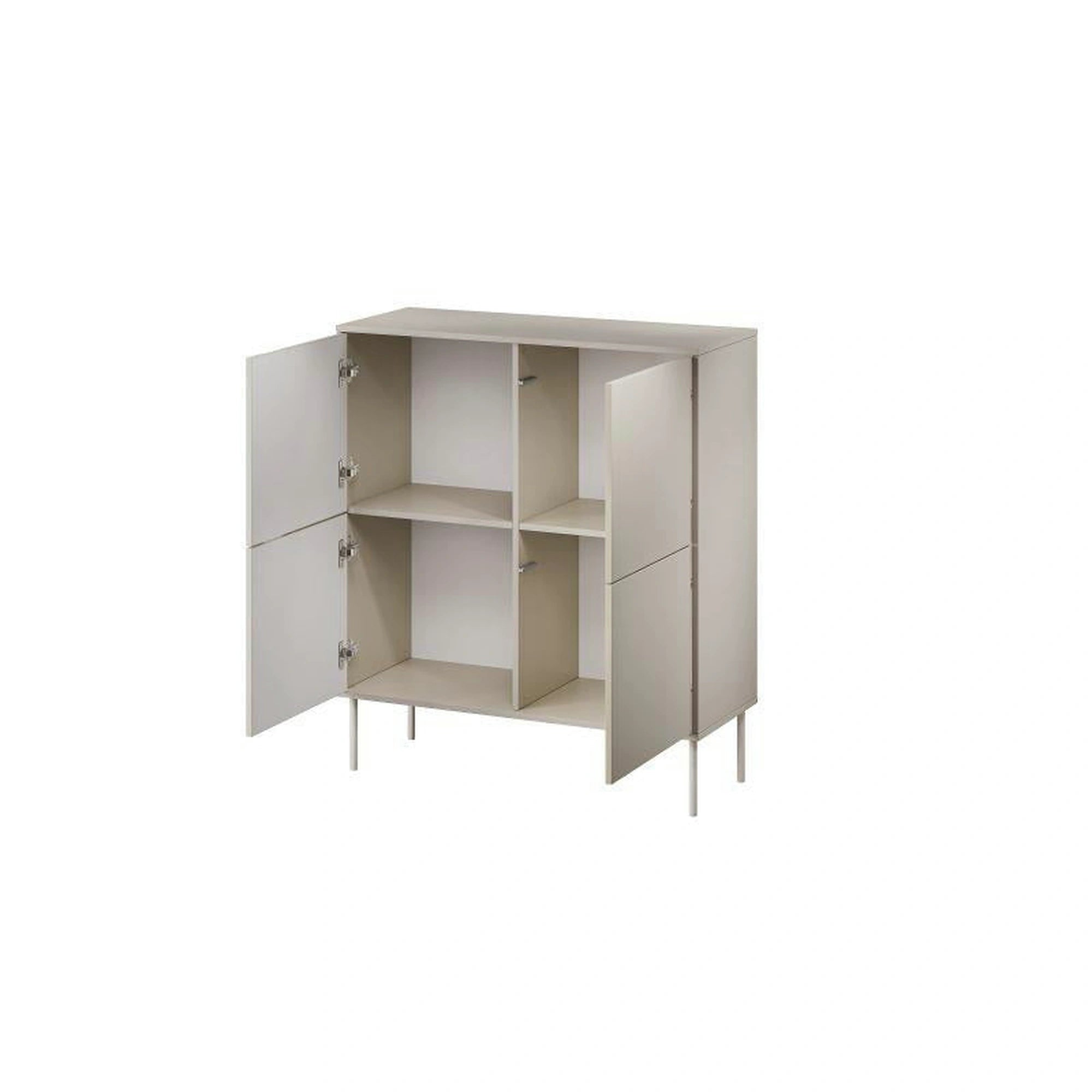 Comoda TRESSE, bej, PAL laminat, 100x40x110 cm