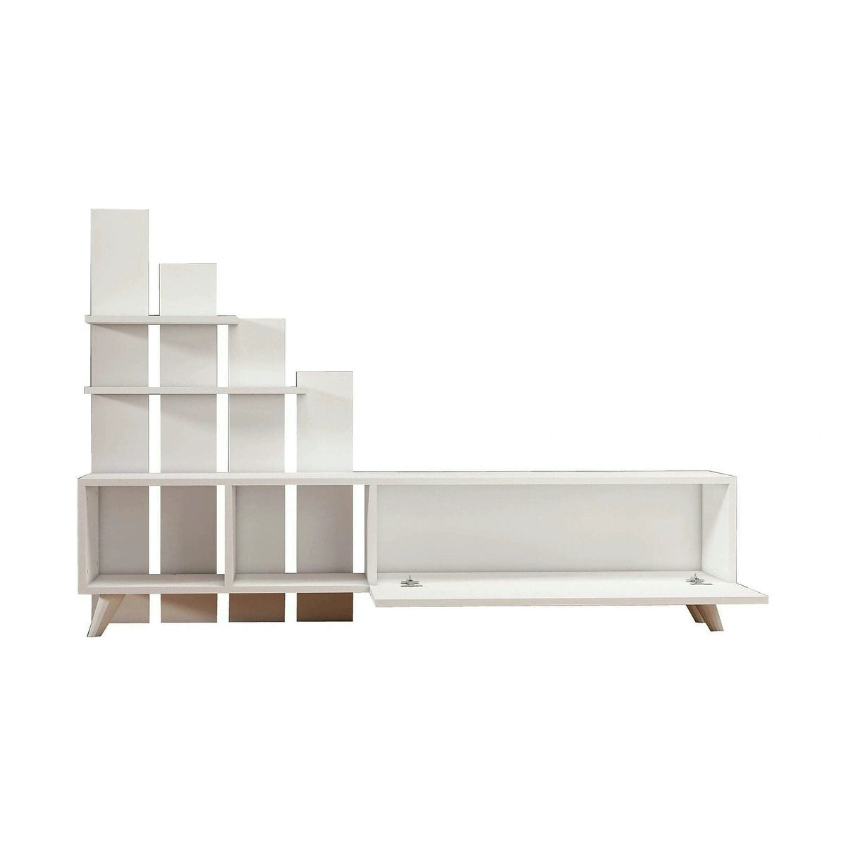Comoda TV 505CRL1909, alb, PAL, 160x33x115 cm