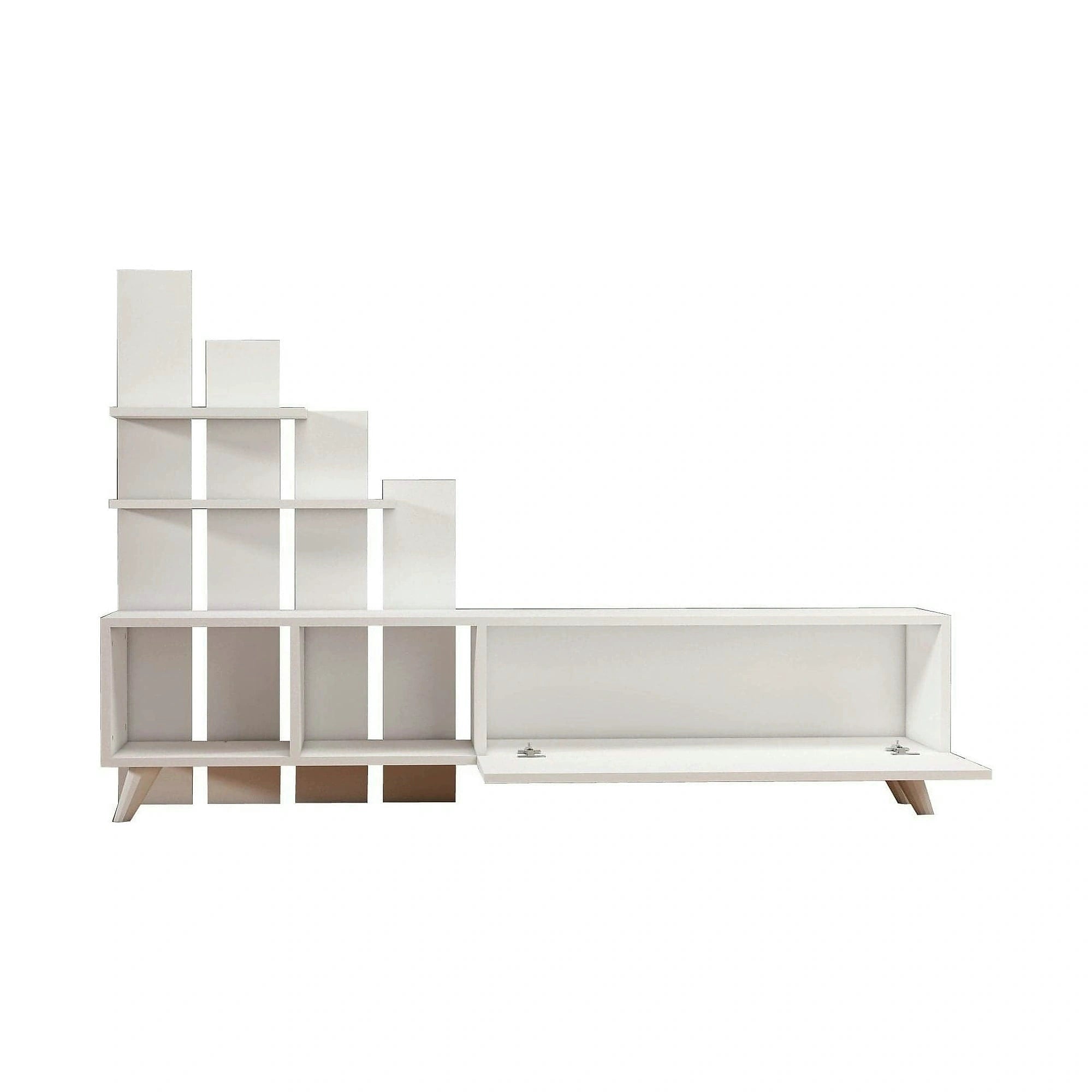 Comoda TV 505CRL1909, alb, PAL, 160x33x115 cm