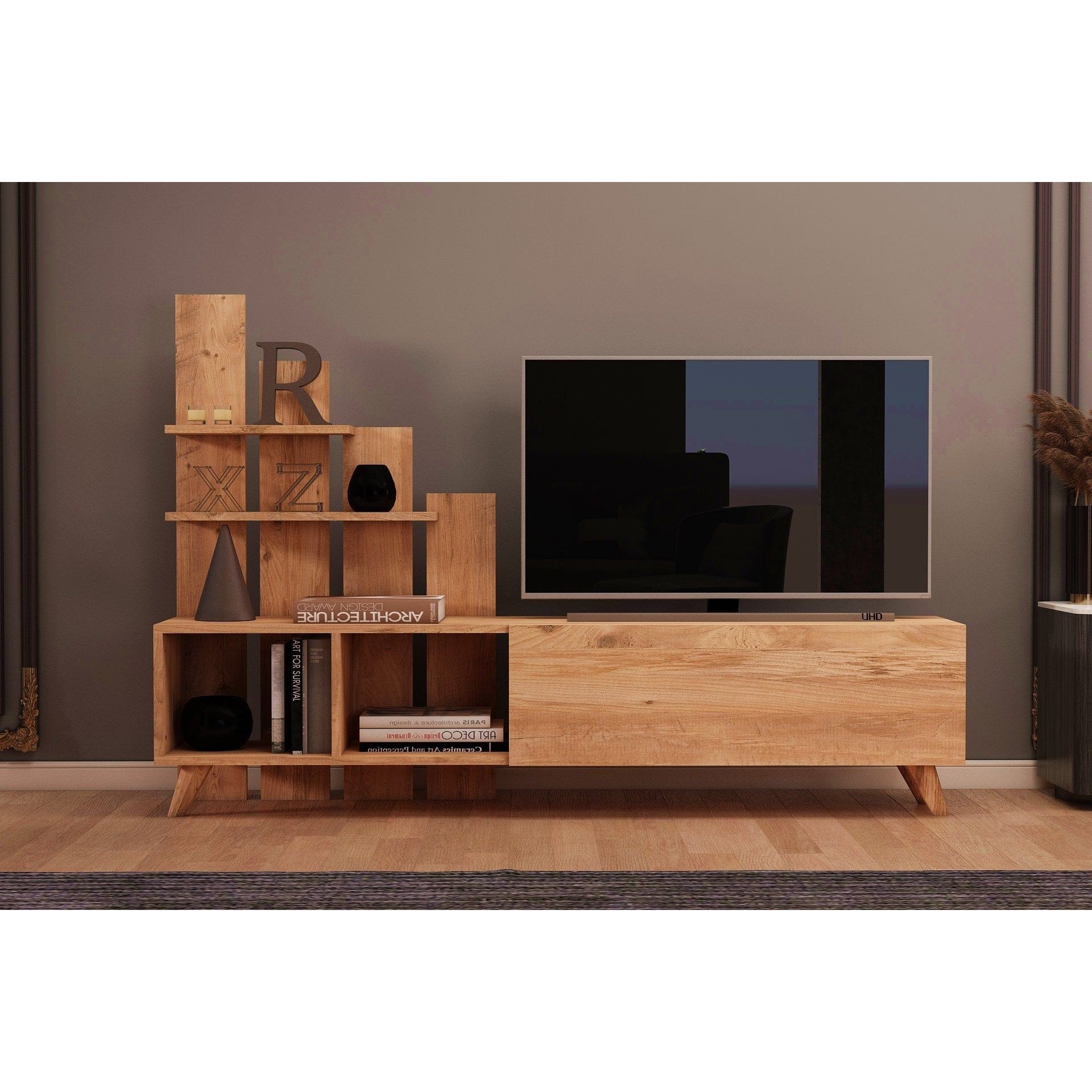 Comoda TV 505CRL1911, atlantic pin, PAL, 160x33x115 cm